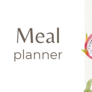 Canva Digital Meal Planner